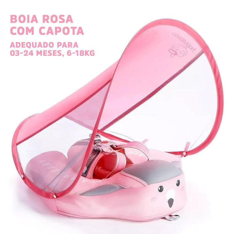 Boia Para Bebês - Waist Float Toy Boia - bebe - 034 Kidslandia TPU Climb - Rosa 