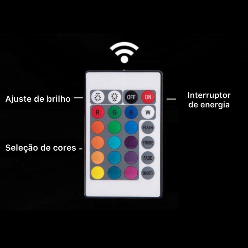 Bola Inflável Com Led 16 Cores Bola - brin - 037 Kidslandia 