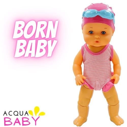 Boneca nadadora - Acqua Baby Boneca nadadora-bri-272 VF Villa Kids Born Baby 