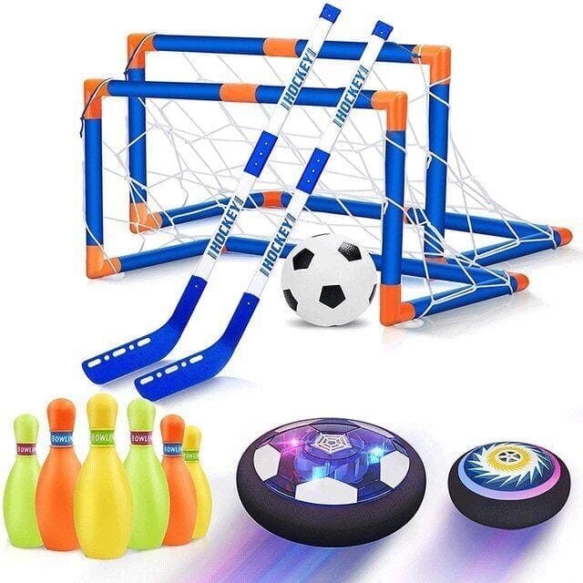 Brinquedo de futebol flutuante Brinquedo - brin - 050 VF Villa Kids Hóquei de futebol 3 em 1 