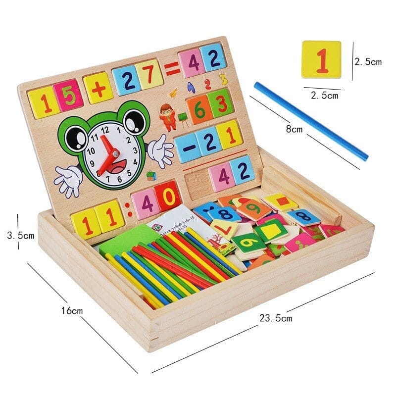 Caixa de Matemática Múltiplas Funções caixa - edu - 065 VF Vila Kids 