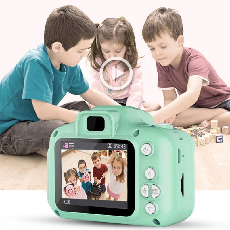 Câmera Digital Infantil PRO Resistente + Cartão 32G Câmera - brin - 068 VF Villa Kids 