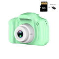 Câmera Digital Infantil PRO Resistente + Cartão 32G Câmera - brin - 068 VF Villa Kids Verde 32G 