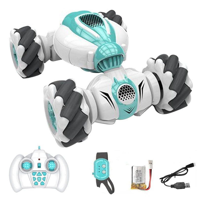 Carro Para Acrobacias Com Controle Inovador - Para Meninos Carro - brin - 075 Kidslandia Verde 