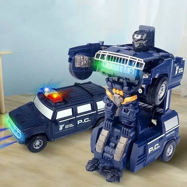 Carro Policial Automático 2 em 1 - VF Villa Kids - Carro Policial Automático 2 em 1-bri-301 - Villa Kids - - -