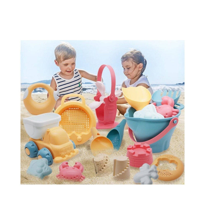 Conjunto De Brinquedos Para Praia - 17 Peças Brinquedos - brin - 085 VF Villa Kids 