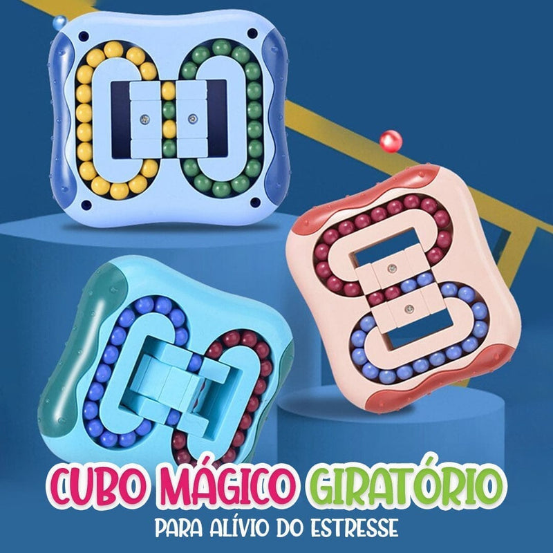 Cubo mágico giratório para alívio do estresse cubo magico - brin - 092 Kidslandia 