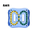 Cubo mágico giratório para alívio do estresse cubo magico - brin - 092 Kidslandia Azul A 