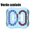 Cubo mágico giratório para alívio do estresse cubo magico - brin - 092 Kidslandia Verde-azulado A 