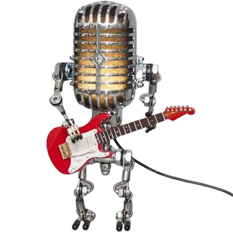 [EDIÇÃO LIMITADA] Microfone Vintage + Guitarra de Brinde microfone - brin - 237 Kidslandia Guitarra Vermelha 