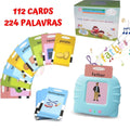 English Kids - O brinquedo que ensina inglês! English-edu-270 VF Villa Kids Azul 112 cards - 224 palavras 