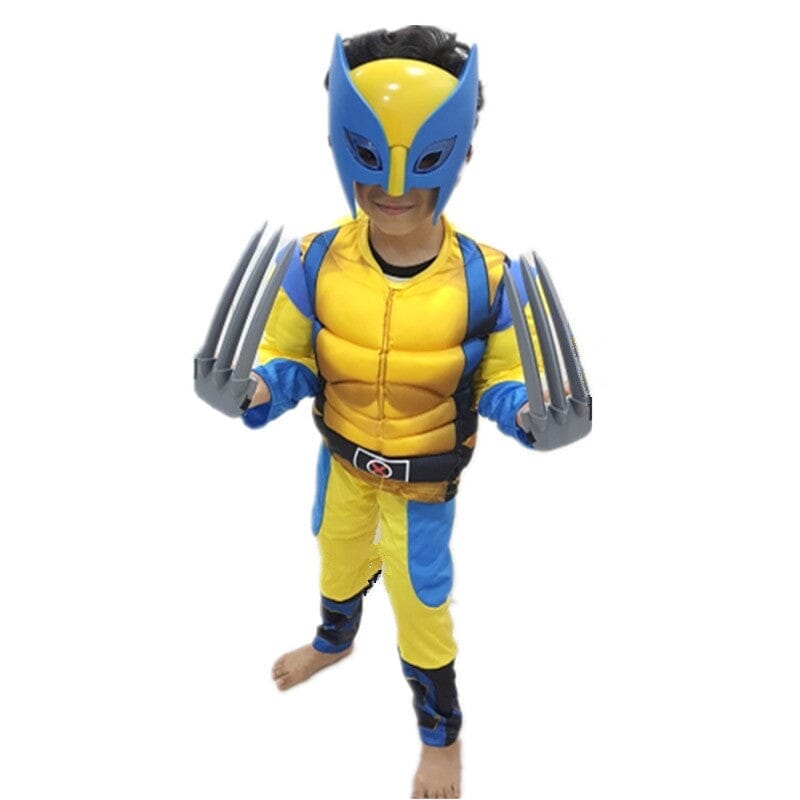 Fantasia Wolverine Infantil com Enchimento Fantasia Wolverine Infantil com Enchimento-fan-351 VF Villa Kids PPP 