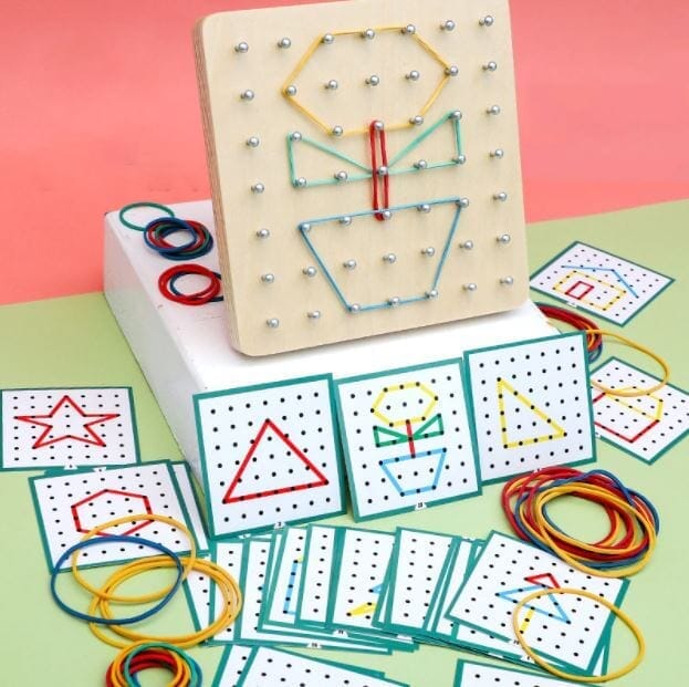 Gráfico Geométrico Montessori - Para Meninos e Meninas Gráfico Geométrico - edu - 123 VF Villa Kids 