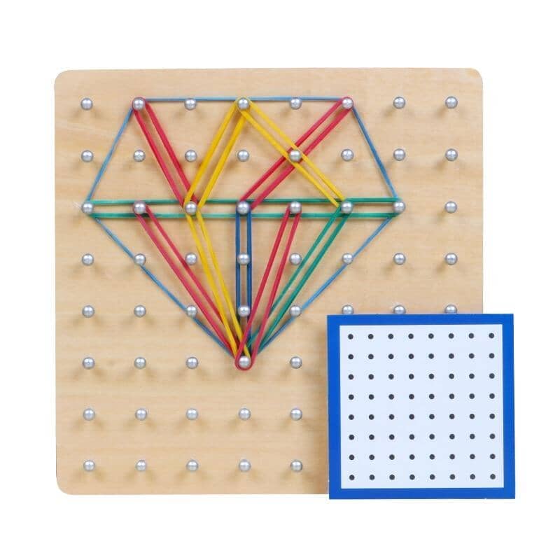 Gráfico Geométrico Montessori - Para Meninos e Meninas Gráfico Geométrico - edu - 123 Kidslandia 