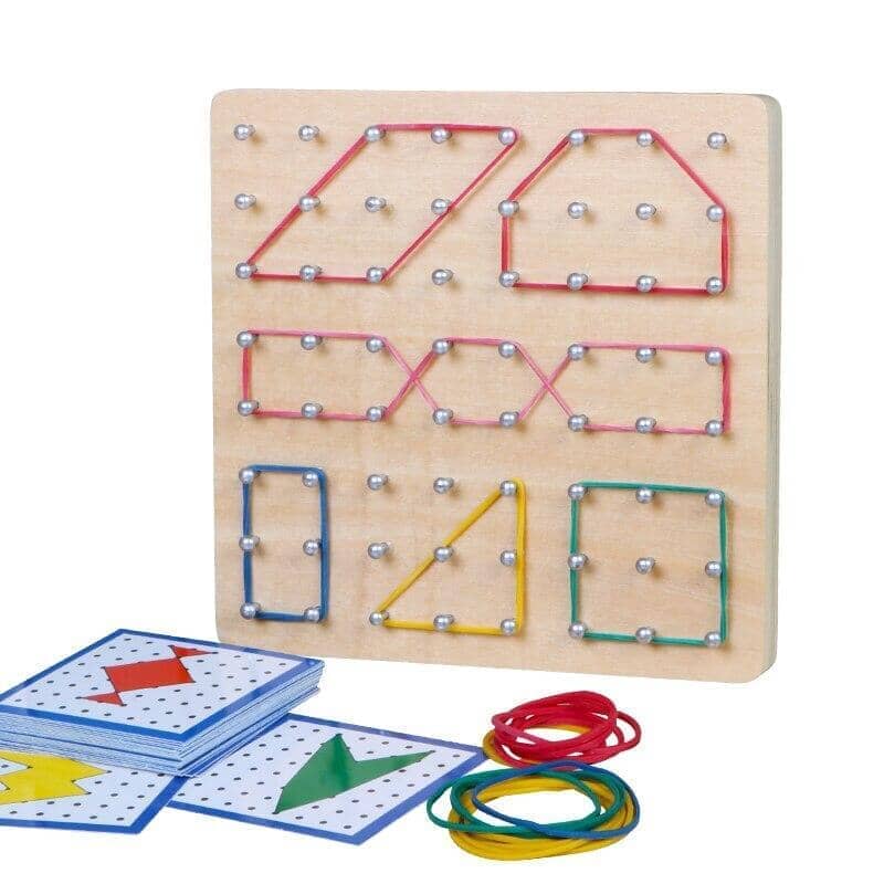 Gráfico Geométrico Montessori - Para Meninos e Meninas Gráfico Geométrico - edu - 123 Kidslandia 