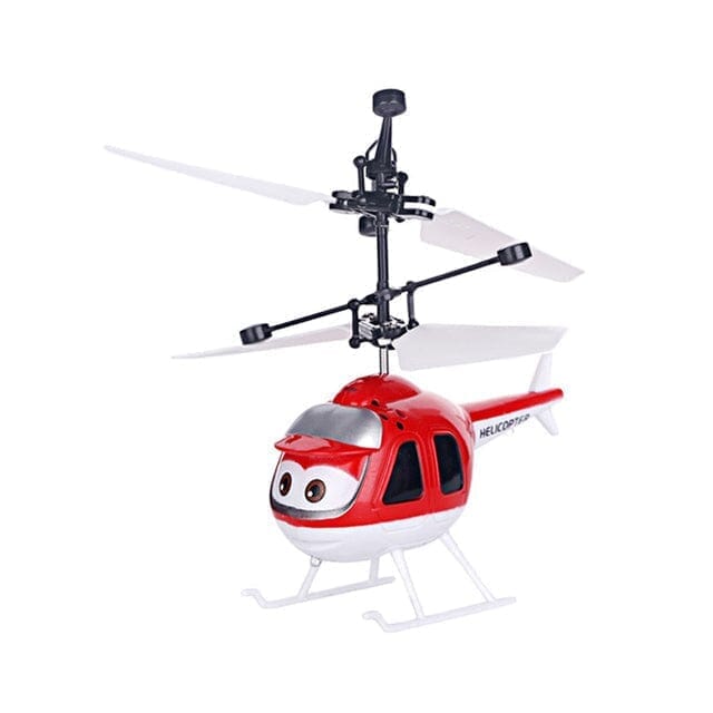 Helicóptero Divertido Com Controle Remoto Helicóptero - brin - 125 VF Villa Kids Vermelho 