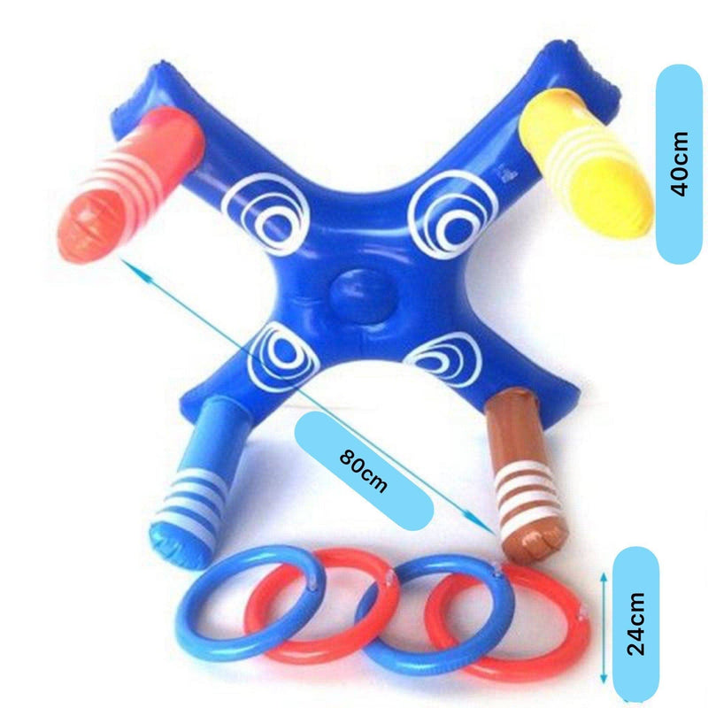 Jogo de Arremesso Inflável Para Piscina inflável -brin - 128 Kidslandia 