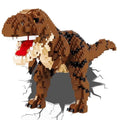 Lego de Montar - Mundo dos Dinossauros Lego de Montar-bri-296 Villa Kids T REX - Marrom 