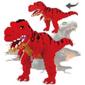 Lego de Montar - Mundo dos Dinossauros Lego de Montar-bri-296 Kidslandia T REX - Vermelho 