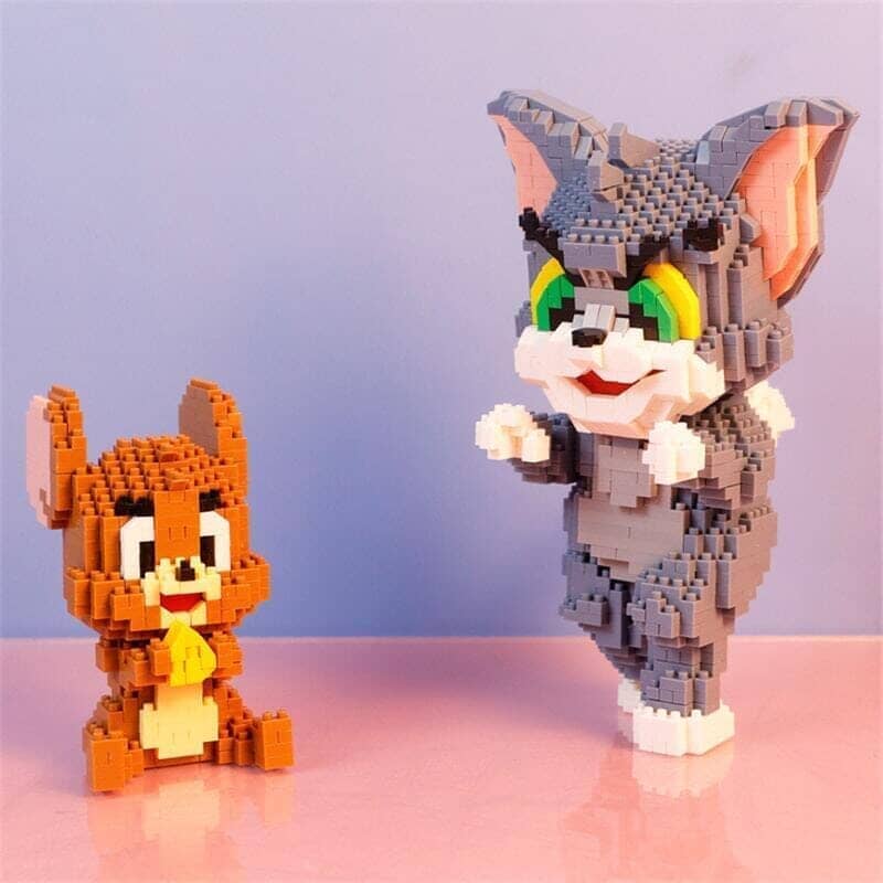 Lego de Montar Tom e Jerry Lego de Montar Tom e Jerry-bri-297 Villa Kids 
