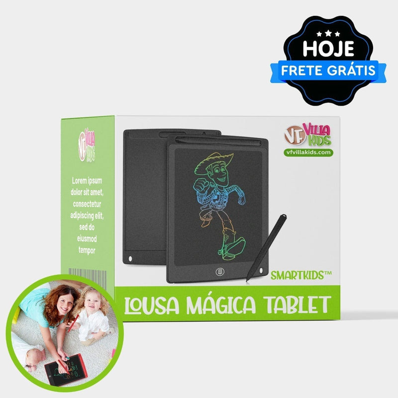 Lousa Mágica Tablet - SmartKids™ smartkids -brin - 150 VF Villa Kids 1 unidade 