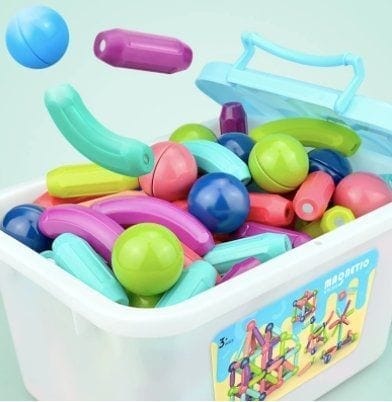 Magna toys® - Brinquedo Magnético Diversão - brin - 098 VF Villa Kids 25 pçs 