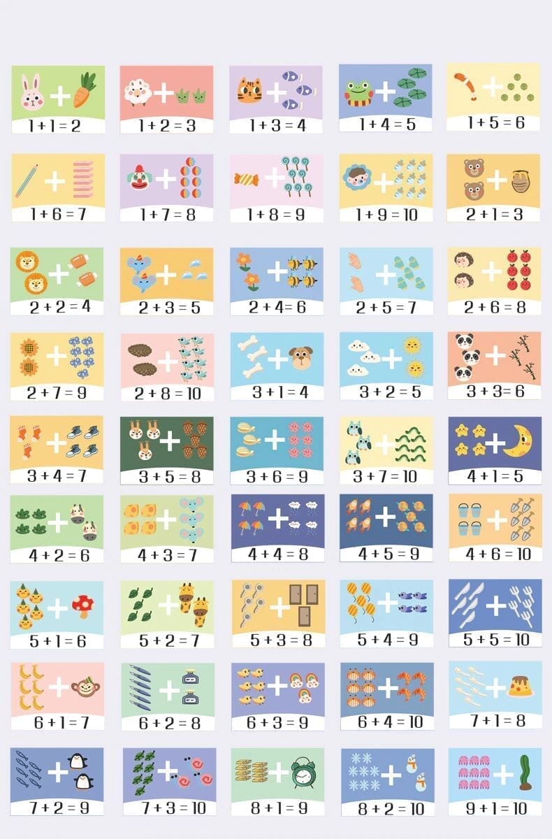 Matemática Divertida a Melhor Forma de ensinar Seus Filho(a)! Brinquedo-bri-258 Kidslandia 