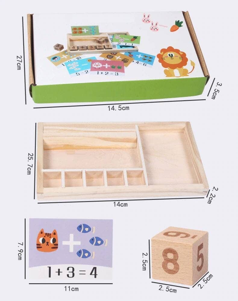 Matemática Divertida a Melhor Forma de ensinar Seus Filho(a)! Brinquedo-bri-258 Kidslandia 