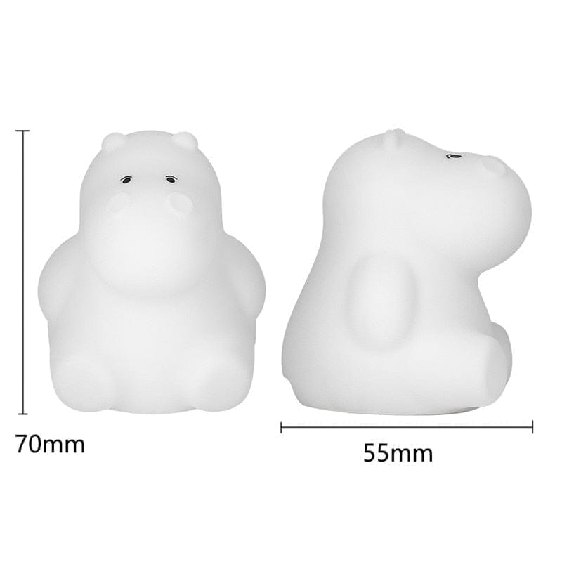 Mini Luminárias-para Seus Pequenos Luminária-bri-257 Kidslandia Mini Hipopótamo 