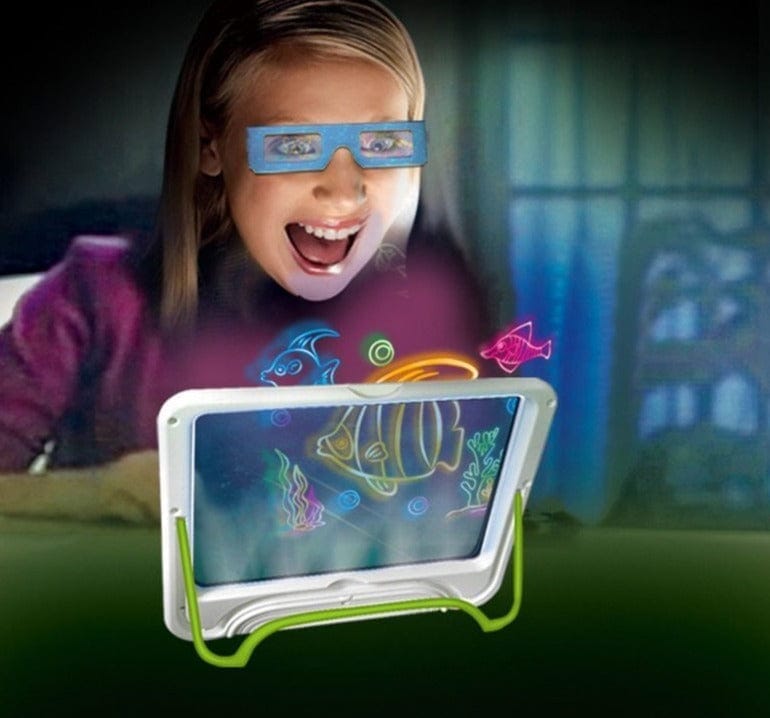 Quadro De Pintura Fluorescente 3D Para Crianças Quadro De Pintura -edu-203 Kidslandia 