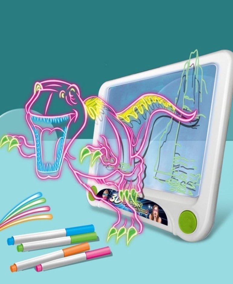 Quadro De Pintura Fluorescente 3D Para Crianças Quadro De Pintura -edu-203 Kidslandia 
