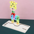 Quebra Cabeça de Madeira 3D - Mundo Animal Quebra Cabeça de madeira 3D-Edu-295 Villa Kids Girafa 