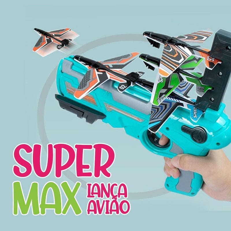 Super Max Lança Aviões max avioes - brin - 220 Kidslandia 