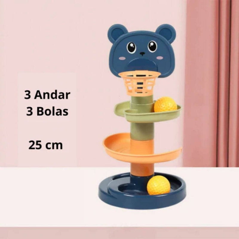 Torre giratória brinquedo educativo infantil - VF Villa Kids - Torre giratória - brin - 228 - VF Villa Kids - 3 Andar - -