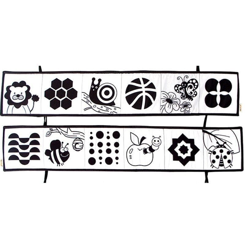 Toys Sensorial para Berço Toys - brin - 229 Kidslandia Preto e Branco 3 
