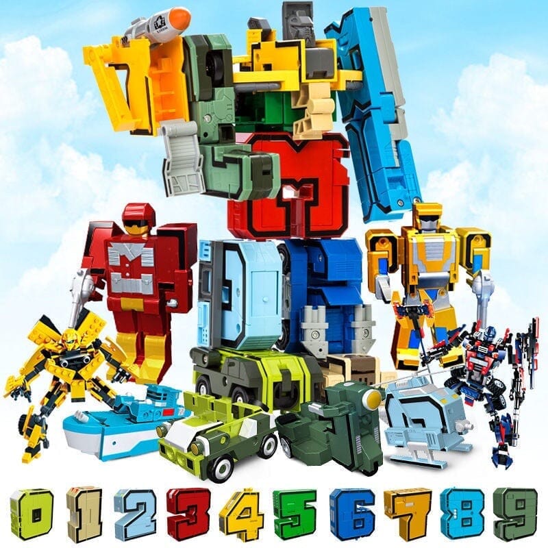 Transformers Marvin - Números em Ação! - VF Villa Kids - Marvin - Números em Ação-bri-331 - VF Villa Kids - - -