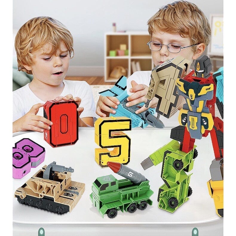 Transformers Marvin - Números em Ação! - VF Villa Kids - Marvin - Números em Ação-bri-331 - VF Villa Kids - - -
